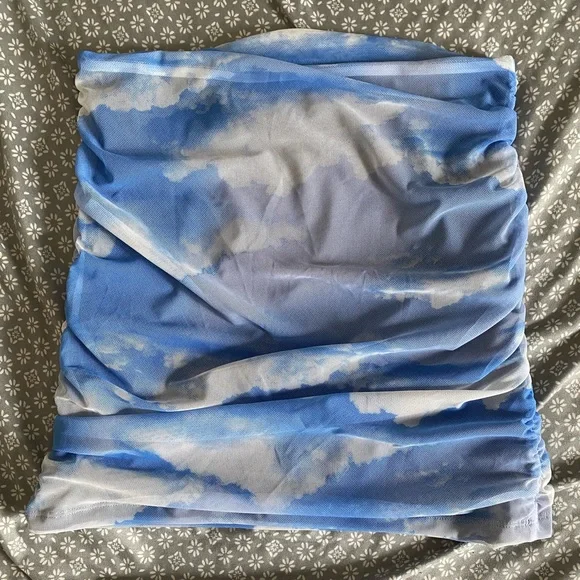 UO Ruched Mini Skirt - Picture 6 of 6